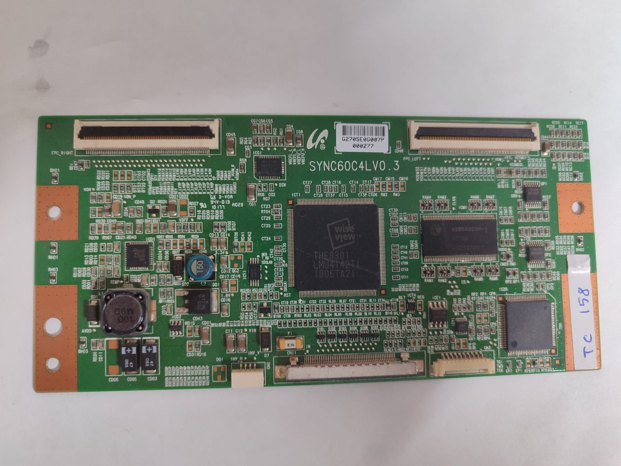 SYNC60C4LV0.3 ,T-CON KART ,LTA400HA07 (LJ96-04745N)